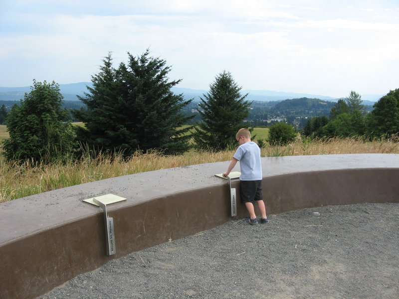 At "Mountain Finder" stop on Summit Lane.