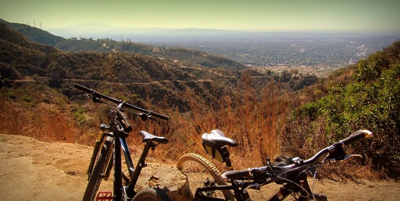At Fern and Brown Trail junction flat spot.