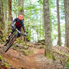 Getting into the good of King's Castle trail.