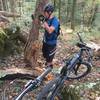 When riding the adventure trail taking a few minutes to clear some deadfall is always helpful for your next ride.