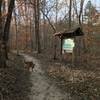The Blue Ridge School trailhead.