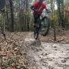 Bunny Hop off a Rock on a very flat trail!