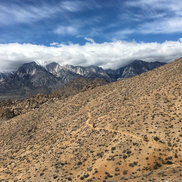 The horse trail in the Alabama Hills