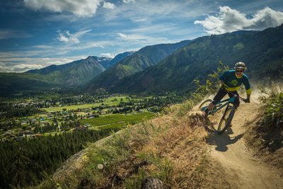 ski hill mountain biking