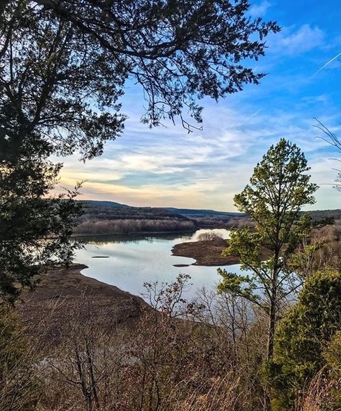 Experience beautiful views from the dam overlook near Lee Creek Reservoir.