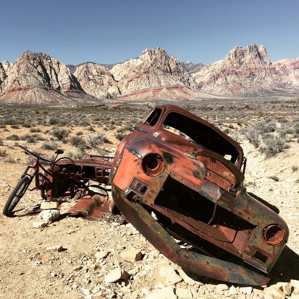 Vintage rust lives just off the Landmine Loop.