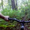 There's really nice flow on this part of the Boone Trail.