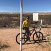 It's all smiles at the trailhead gate on 335.