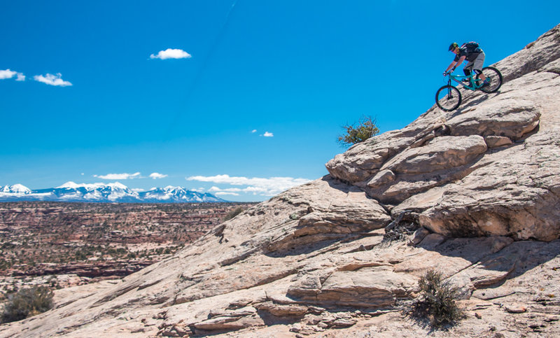 Navajo Rocks Moab Map Navajo Rocks Loop Mountain Bike Trail, Moab, Utah