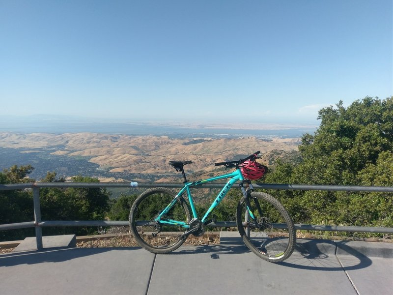 Took my Trek hardtail from Rock City to the top of Mount Diablo for the first time. This is the amazing view I was rewarded with.