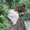 Rock drop on Upper Heartbreak. Easier than it may appear at first glace.