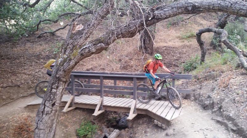 One of the few bridge crossing in Johnson Ranch