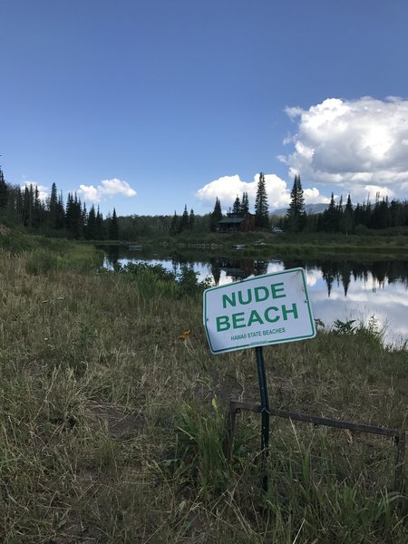 The only nude beach in CO above 9000'. Don't forget your suncreen!