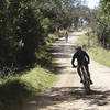 Riding down some fast roads.