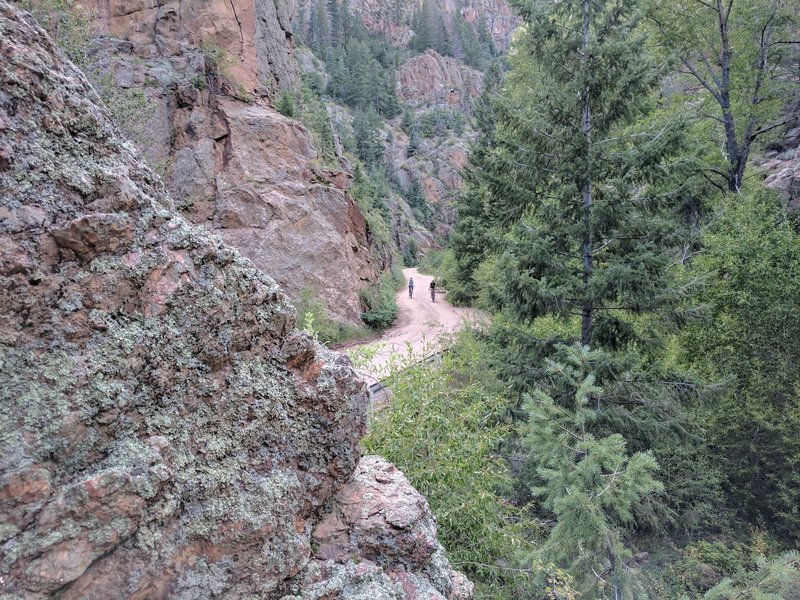 Phantom Canyon Road Mountain Bike Trail, Cripple Creek, Colorado