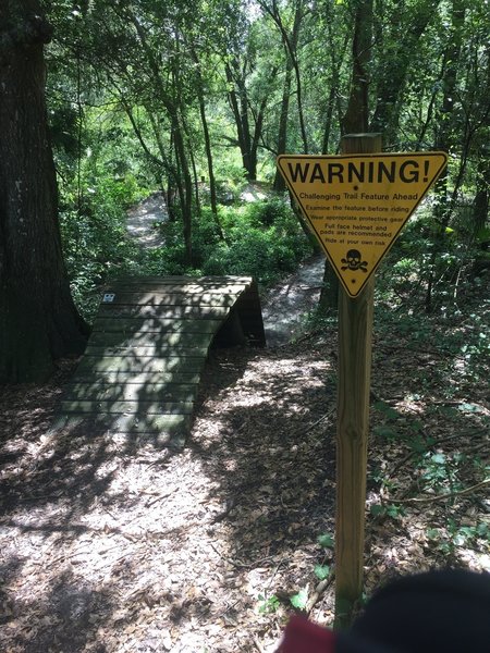 Danger sign before Pure Adrenaline