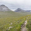 Singletrack awaits your arrival on the shoulder of Beinn Damph (mountain).