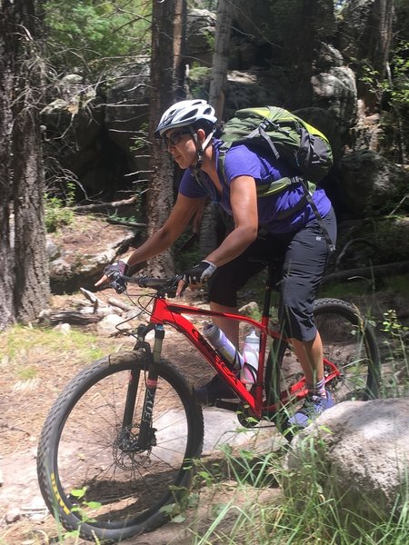Trail Was Rough The trail was rough at the beginning and then it was overgrown, but so ...