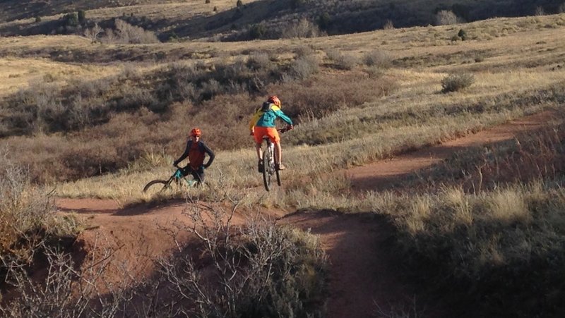 red rocks mountain biking