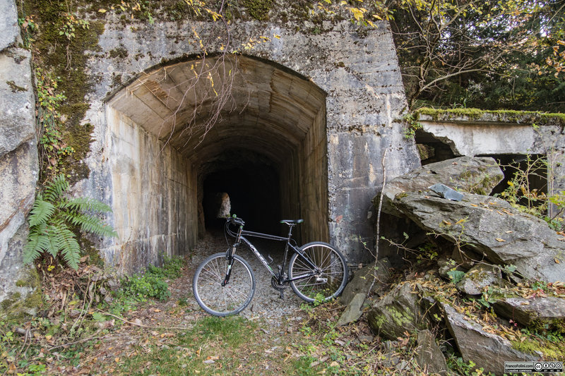 The entrance of one of the several tunnel on the decauville