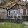 Old traditional houses in the village of Ambria.