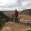 Margarita Trail rides along the mesa edge...great views!
