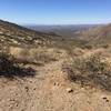 Looking towards Scottsdale from Windgate Pass.