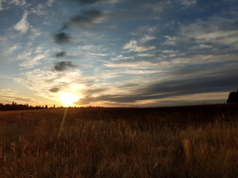 Autumn sunset