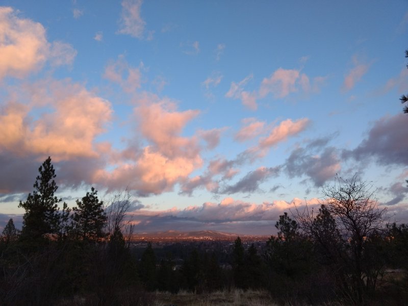 Sunset over Spokane