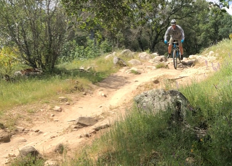 Technical crest to a descent.