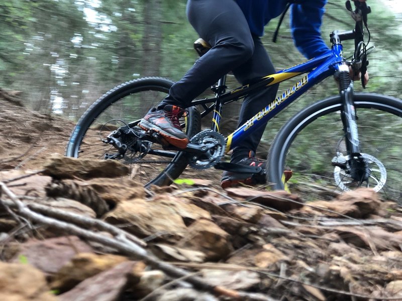 A buddy of mine riding his specialized hard tail. Photo, thanks to RIC.