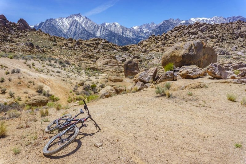 Upper Alabama Hills Trail Mountain Bike Trail, Lone Pine, California