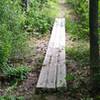 Simple wood bridge on TORC A Trail.