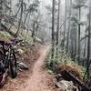 Recently the descent down Plymouth Mountain was quite eerie...