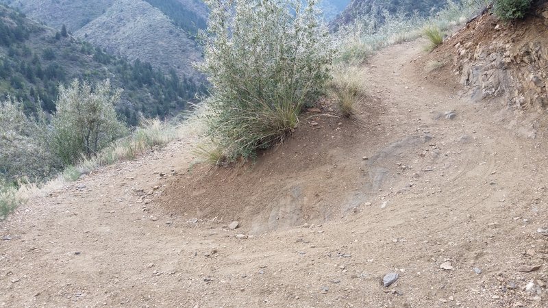 Switchbacks are pretty easy to navigate up and down