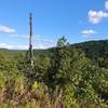panorama on purple trail switchbacks