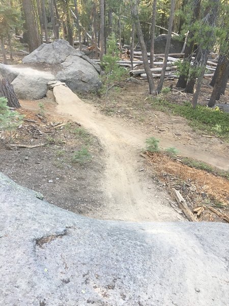 Big Rock & Little Rock technical trail feature.