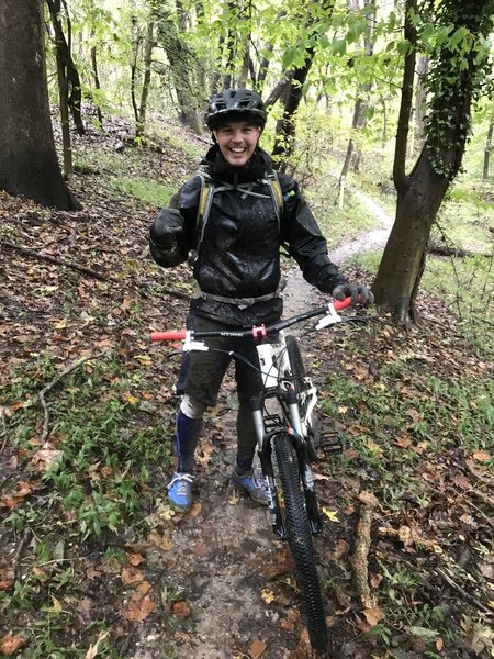 Loving the ride even if we have to eat mud !