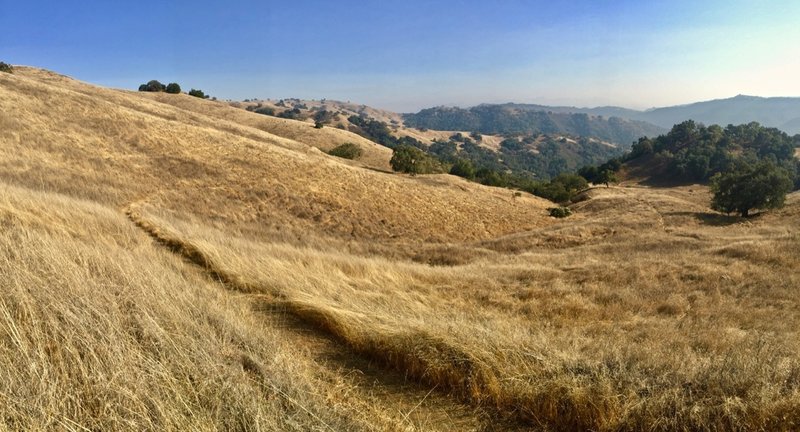 Nearing the top of Jim Donnelly on a beautiful November day.
