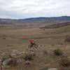 Just a little mid altitude MTB with Tehachapi in the background.