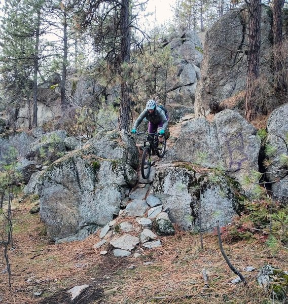 Rock chute in Ninja Camp.