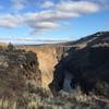 View of Crooked River towards Lake Billy Chinook