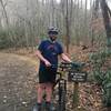 Made it to the top of Indian Creek trail (as far as bikes are concerned). Time to bomb it back downhill!