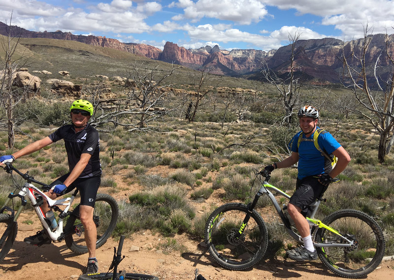 zion national park mountain biking