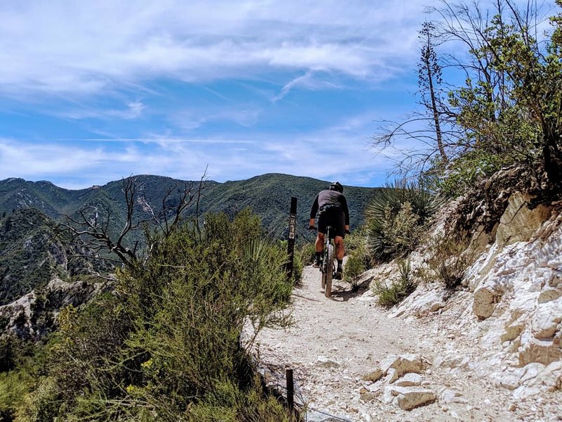 It's (mostly) all downhill from here. Once you pass the Bear Canyon Tr junction the crowds thin out and the views expand grandly.