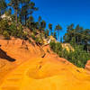'Colorado Provençal': colorful ochre mines near Rustrel.