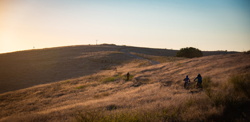 Riding on Red Tail Trail