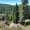 Sawtooth, looking west.