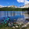 A nice little pause in passing Brainard Lake while connecting Little Raven Trail to South St. Vrain Trail.
