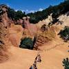 'Colorado Provençal': colorful ochre mines near Rustrel.